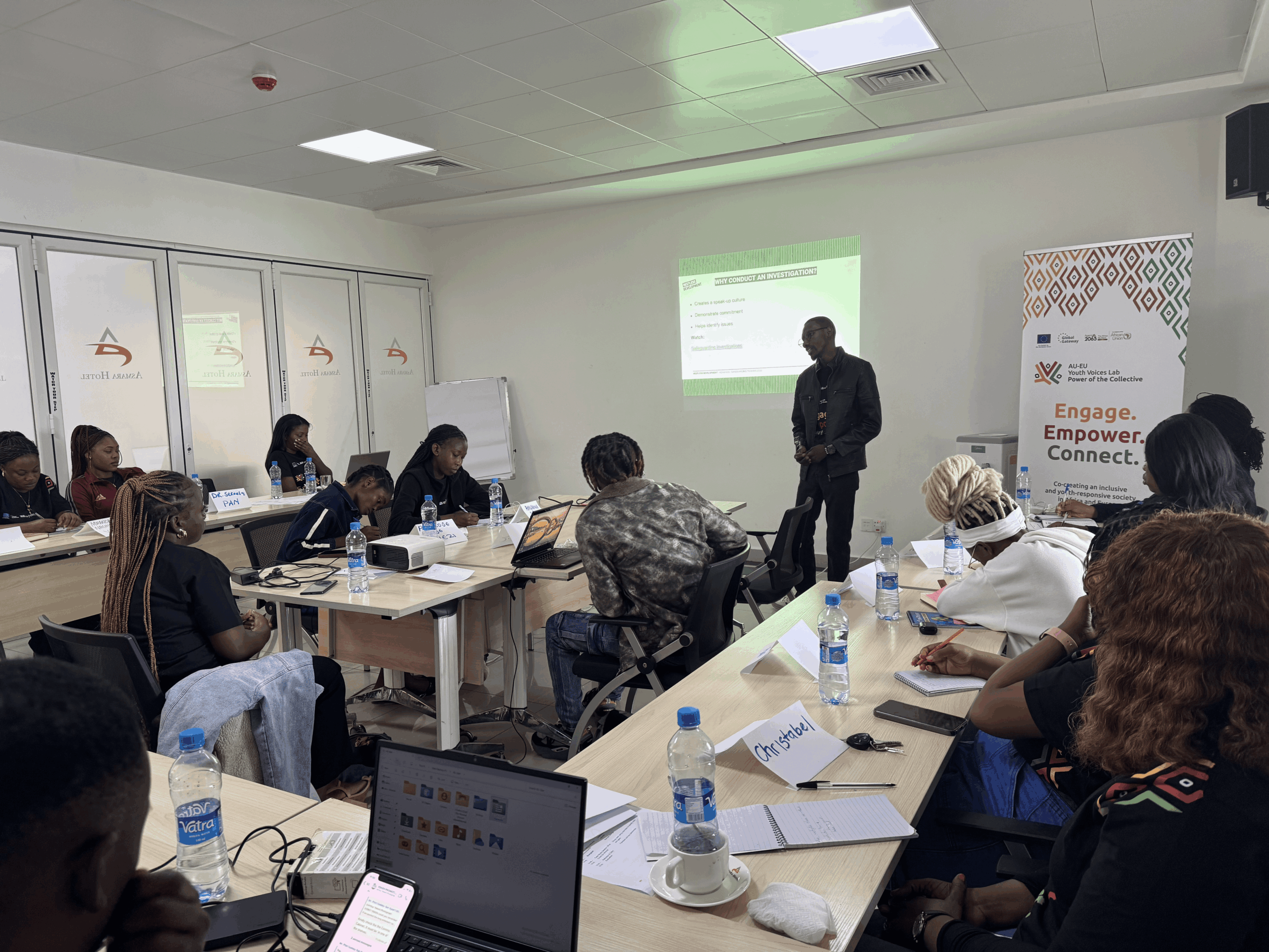 Participants attending a training session in Lusaka, Zambia