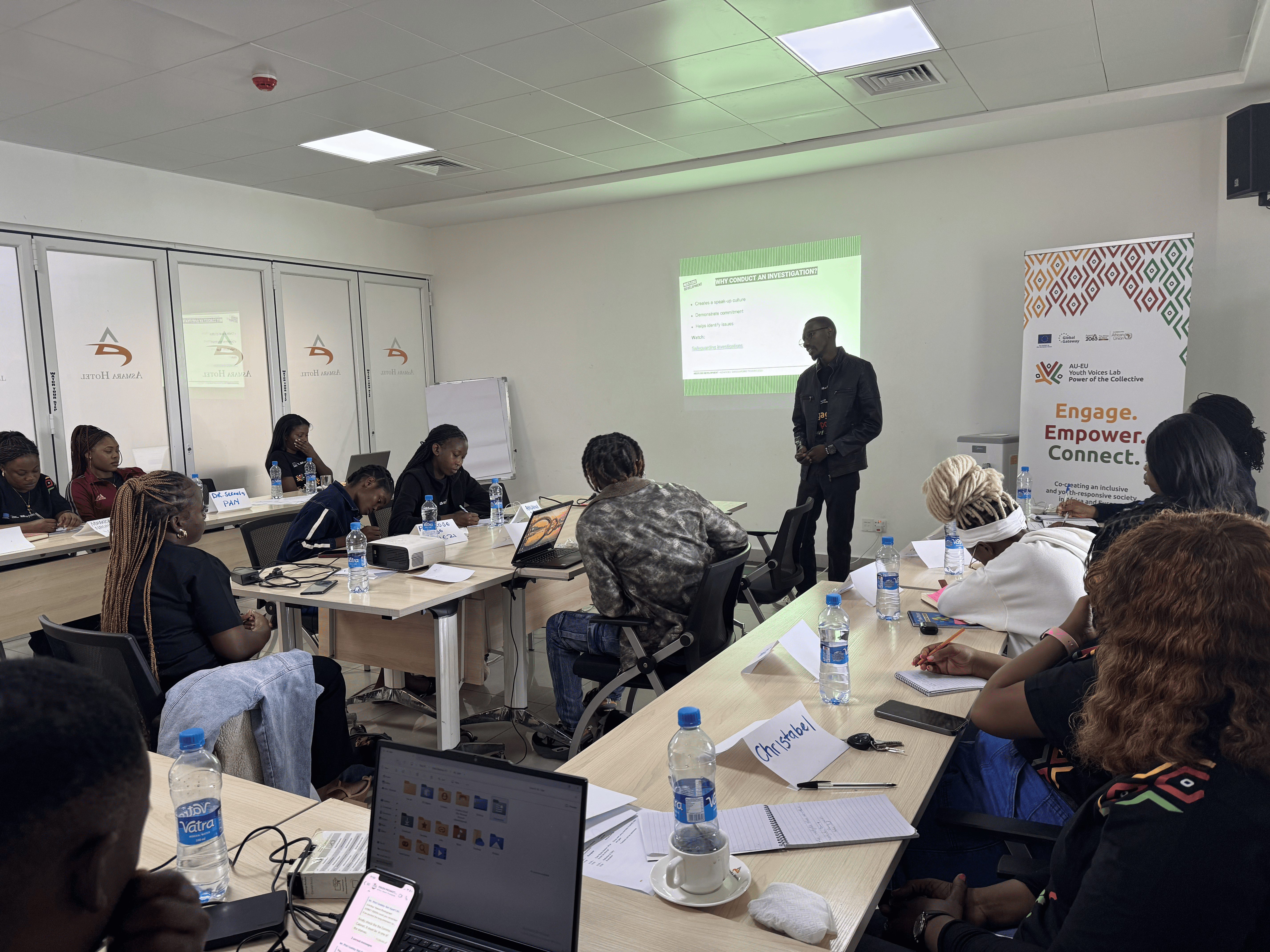 Participants attending a training session in Lusaka, Zambia