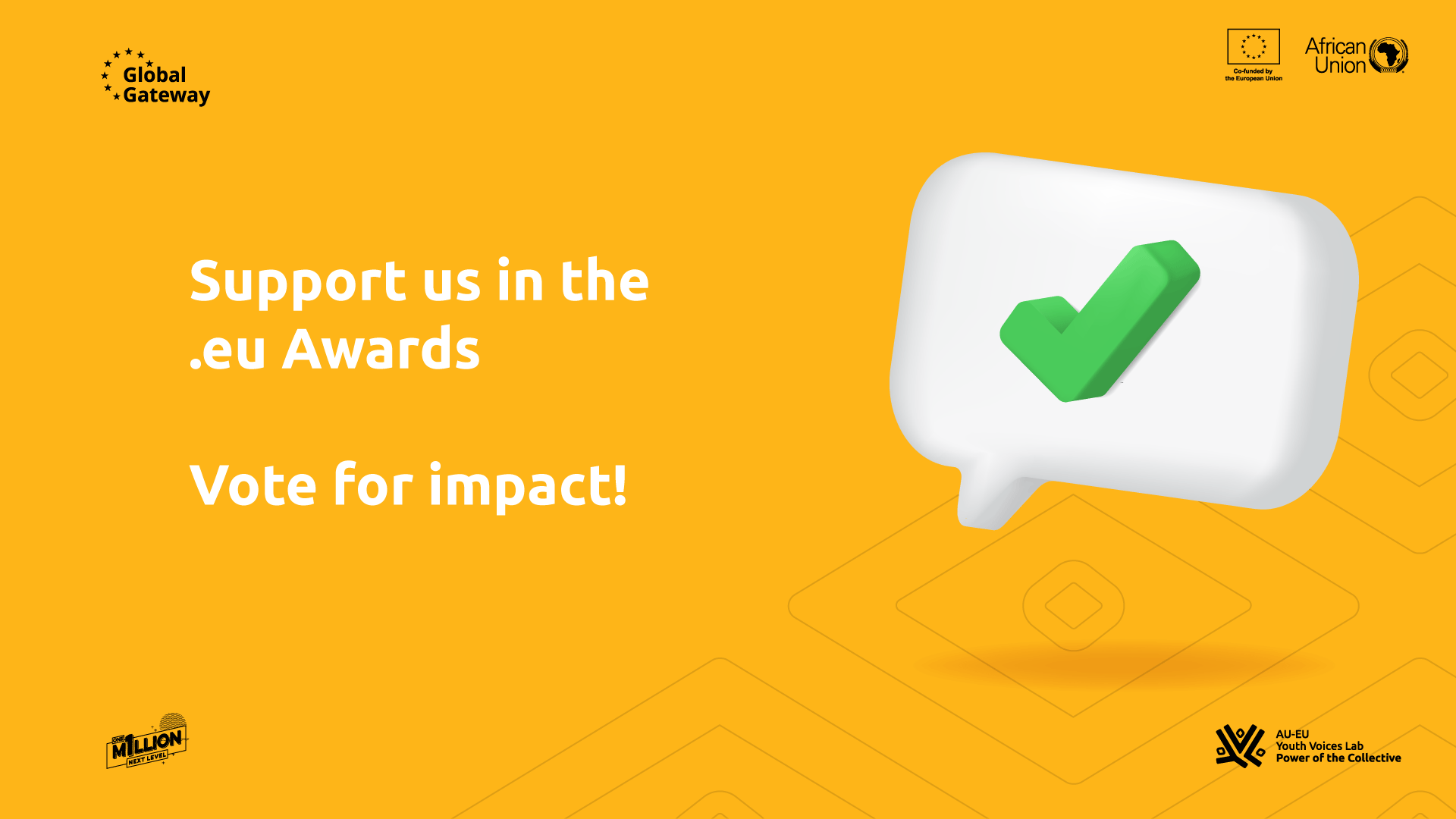 Call to vote for the AU-EU Youth Voices Lab in .eu Web Awards