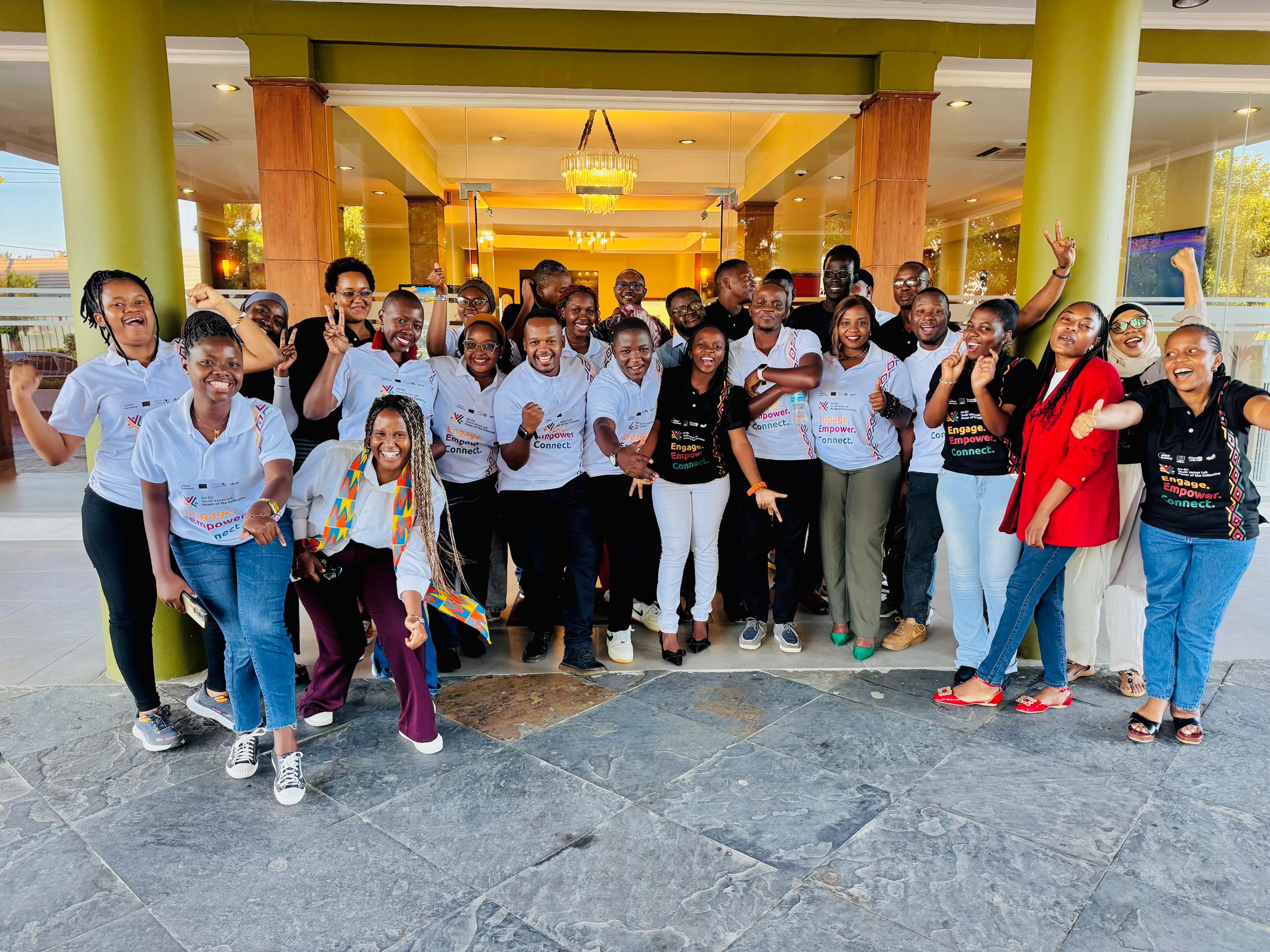 Group of youth leaders and Youth Advisory Board members